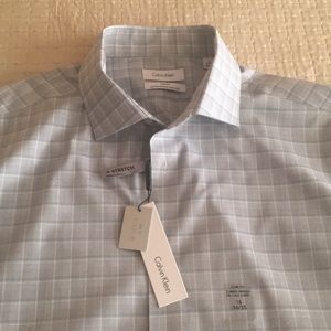 Calvin Klein dress shirt 16 - 34/35 NEW WITH TAGS